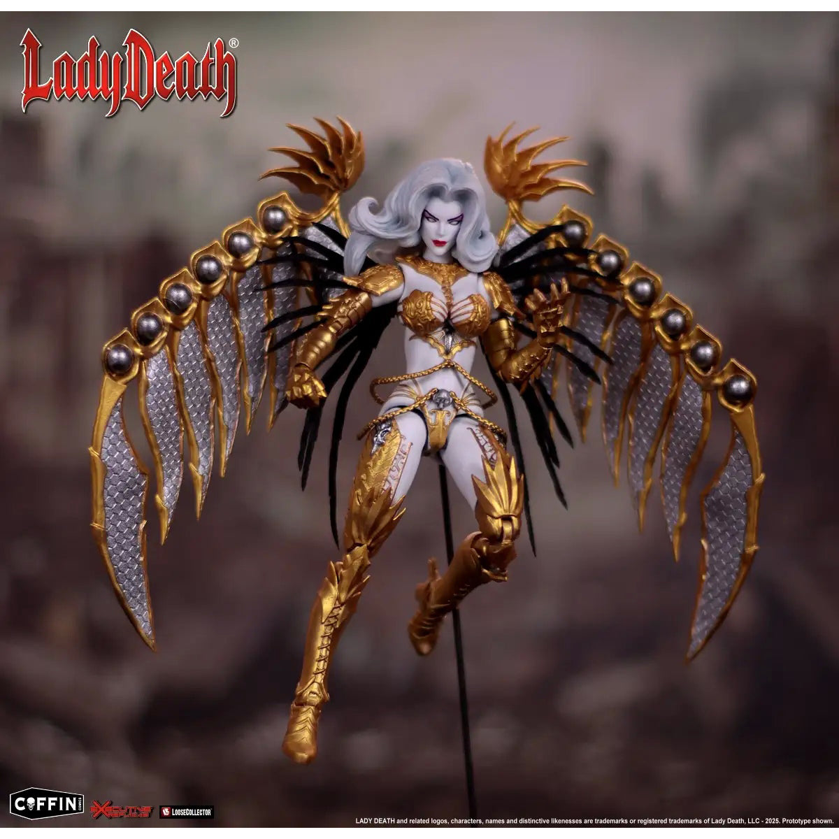 Executive Replicas, Lady Death & Wargoth, Action Figures