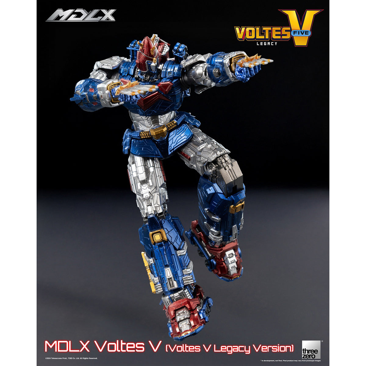 Threezero MDLX Voltes V Legacy Version 3Z06660A0 Action Figure