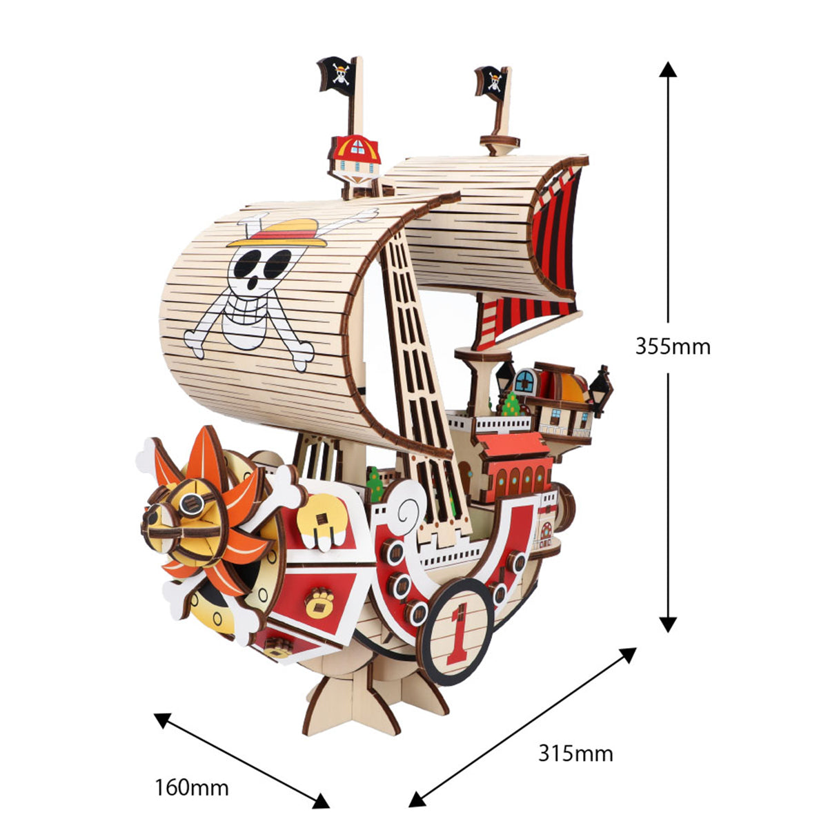 A-zone X Toei, 28th Anniversary One Piece Thousand Sunny Mega, Model Kit