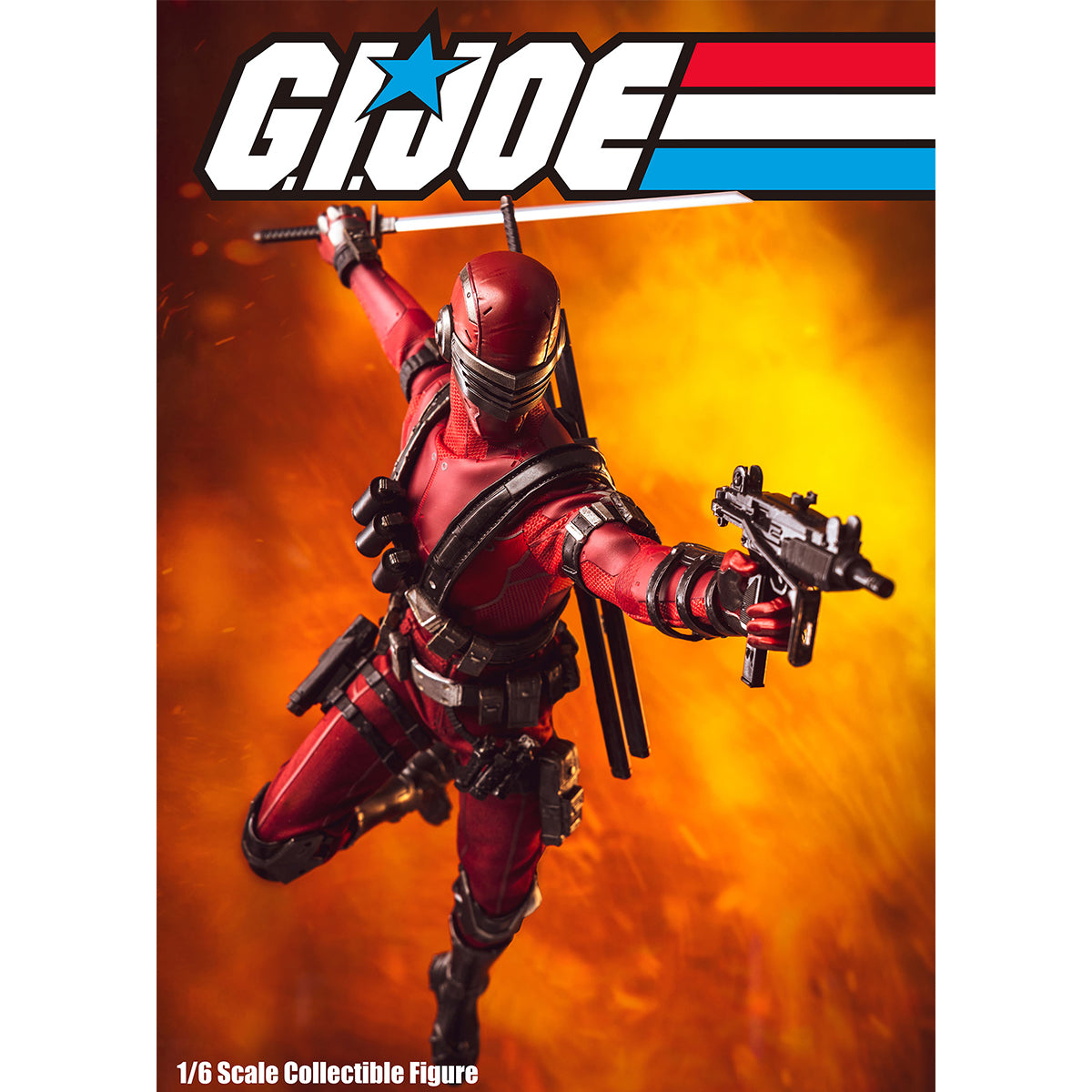 Threezero G.I.Joe Snake Eyes Deadgame Red Special Edition Action Figures