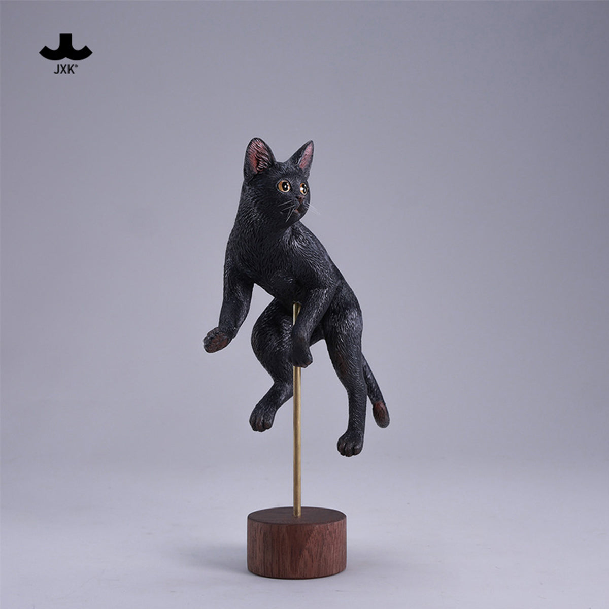 JXK Swimming Pose Cat Static Expertly Hand-Painted Lifelike 1/6 Scale Animal Figurine