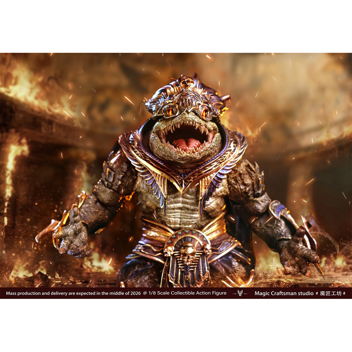 Magic Craftsman Studio Temple of Chaos Series Desert Colossus Crocodile Sobek 1/12 Scale Action Figure