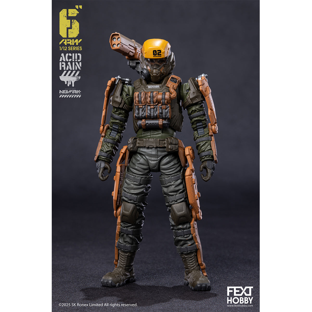 FEXT HOBBY Acid Rain World: Novark FXH-AR-001 THAME/FXH-AR-002 WAR BANNER/FXH-AR-003 SKULLWELDER/FXH-AR-004 PROTEUS 1/12 Scale Action Figure