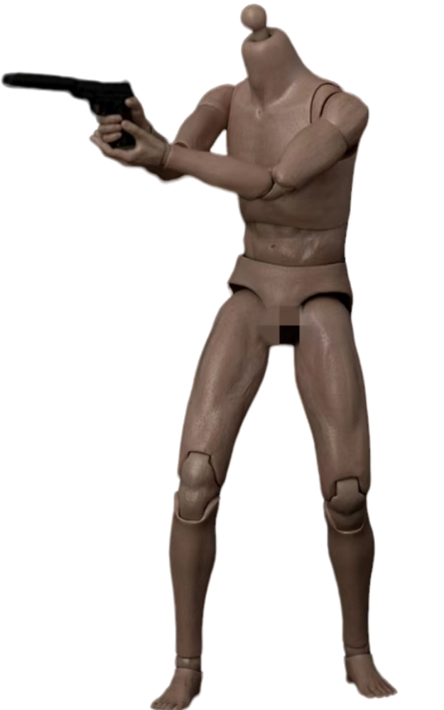 Worldbox Super Durable Narrow Shoulder Male Body Figure No Head AT011