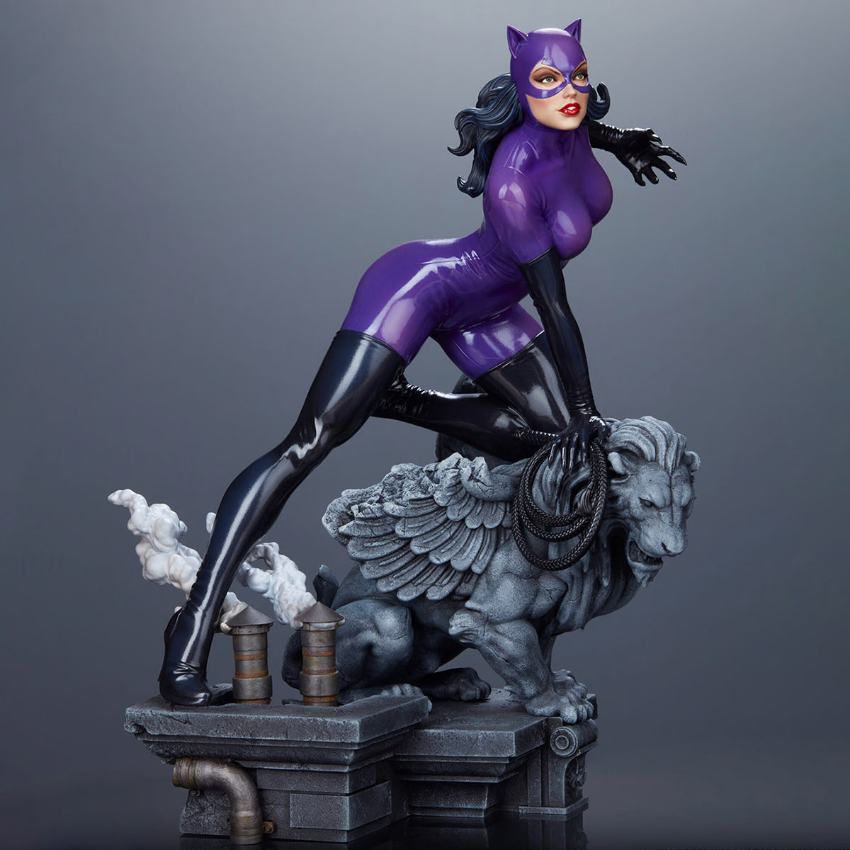 Sideshow Catwoman Purple Edition Art Statue