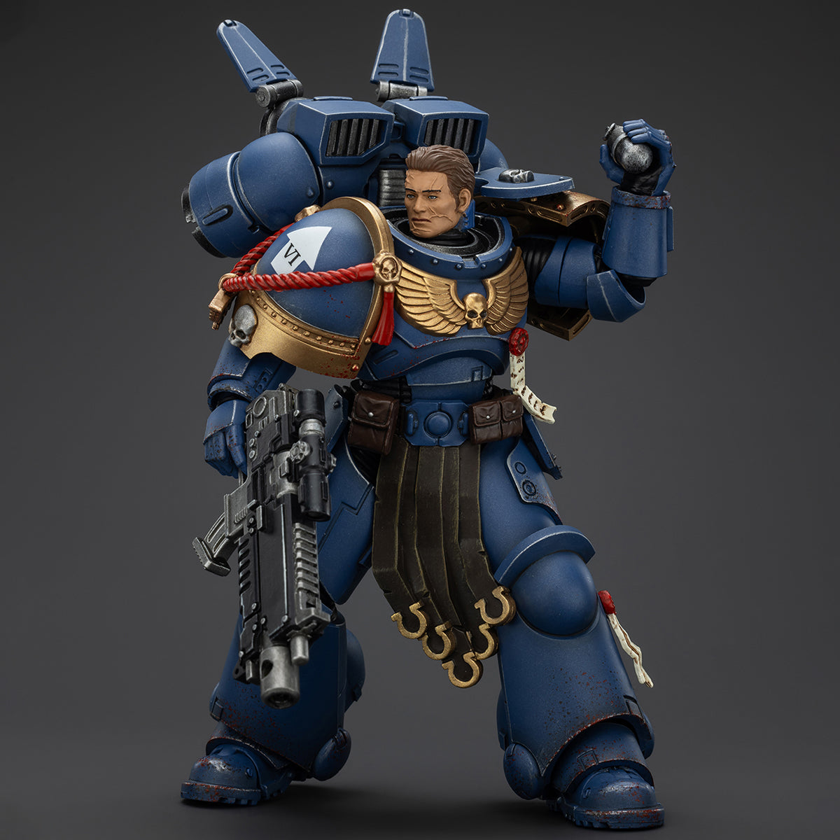 (Only Shipped to the US) JOYTOY Warhammer 40,000 Ultramarines Sergeant Gadriel-Collectors Edition 1/18 Action Figure