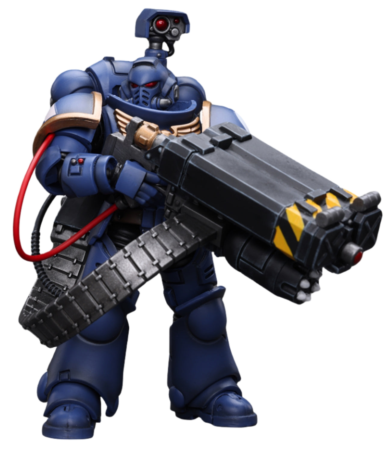 Figurine de collection JoyToy 40K : Ultramarine Castellan Launcher Super Krak, échelle 1:18 (Castellan Launcher Super Krak JT8810)