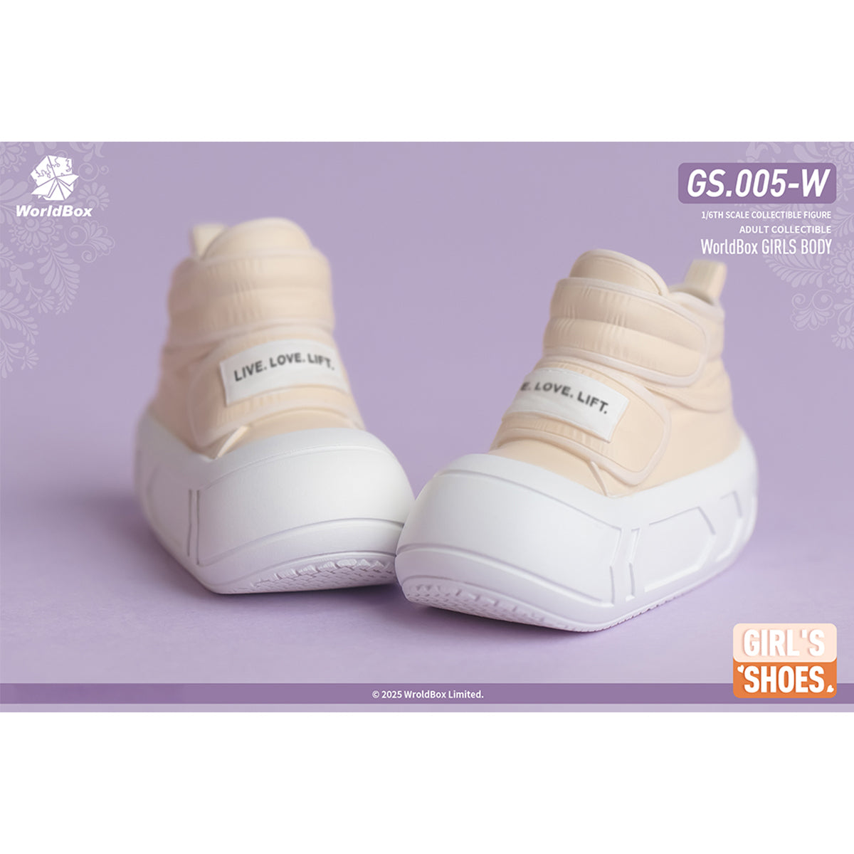 Worldbox Female Fashion Shoes Boots Doll Accessory Fit 1/6 Scale 12-inches Figure