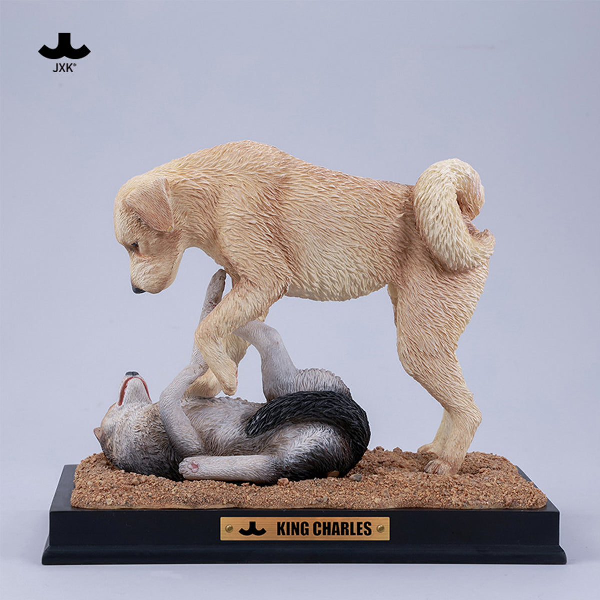 JXK, King Charles, Static Dog Animal Figurine