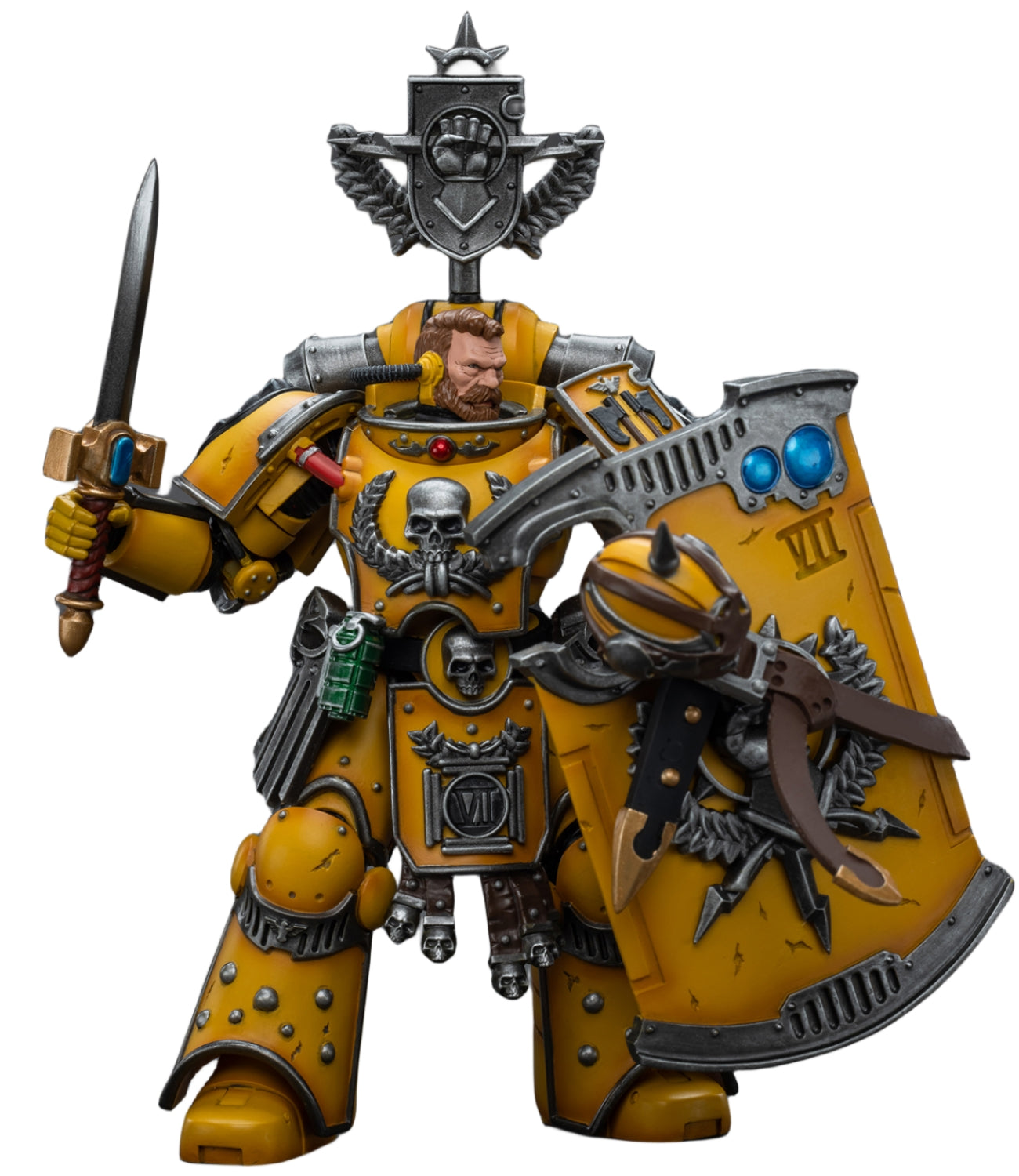 Figurine de collection JoyToy 30K The Horus Heresy : Imperial Fists Fafnir Rann, échelle 1:18, JT9145
