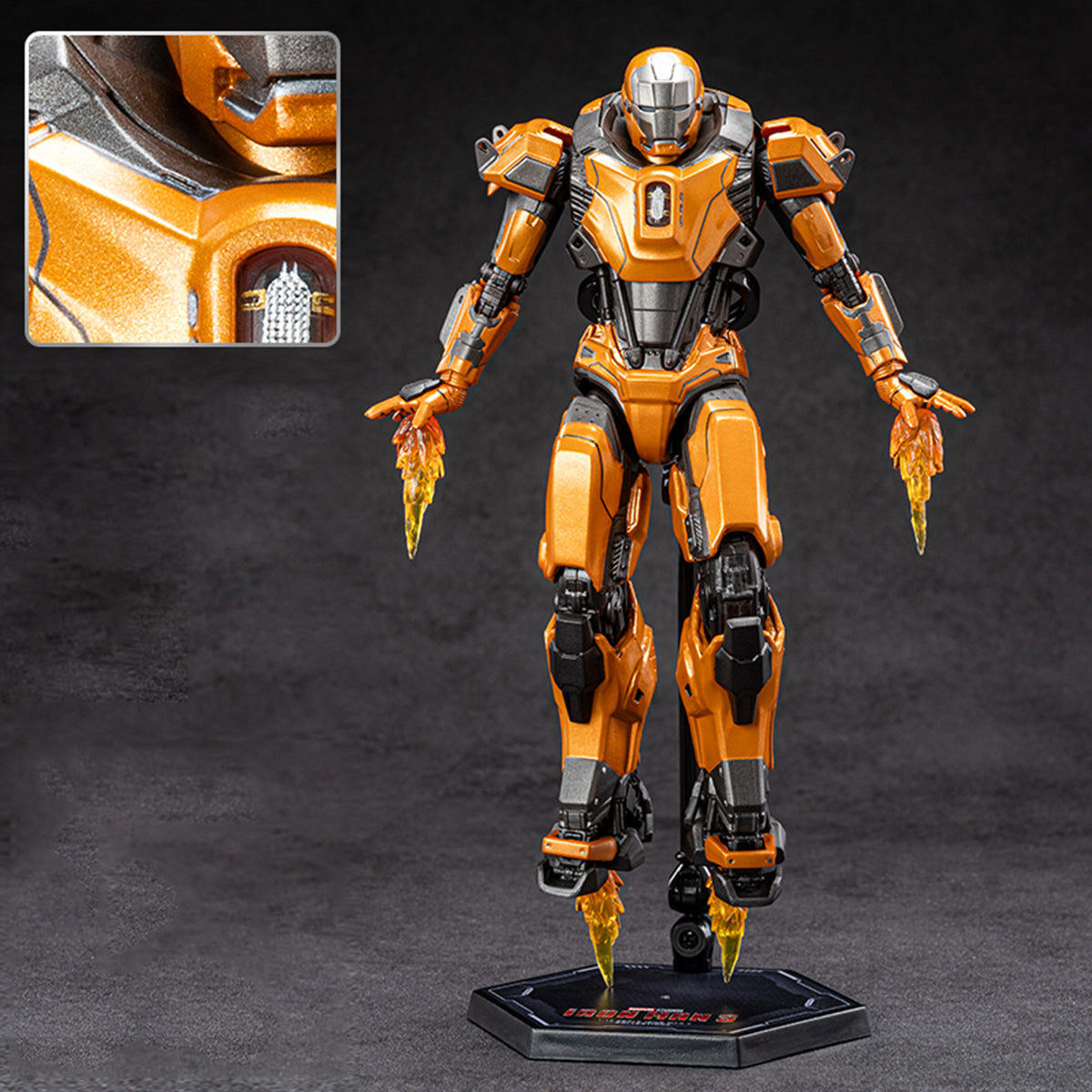 ZD Toys Iron Man Non-Light-Up Edition 1/10 Scale Action Figure