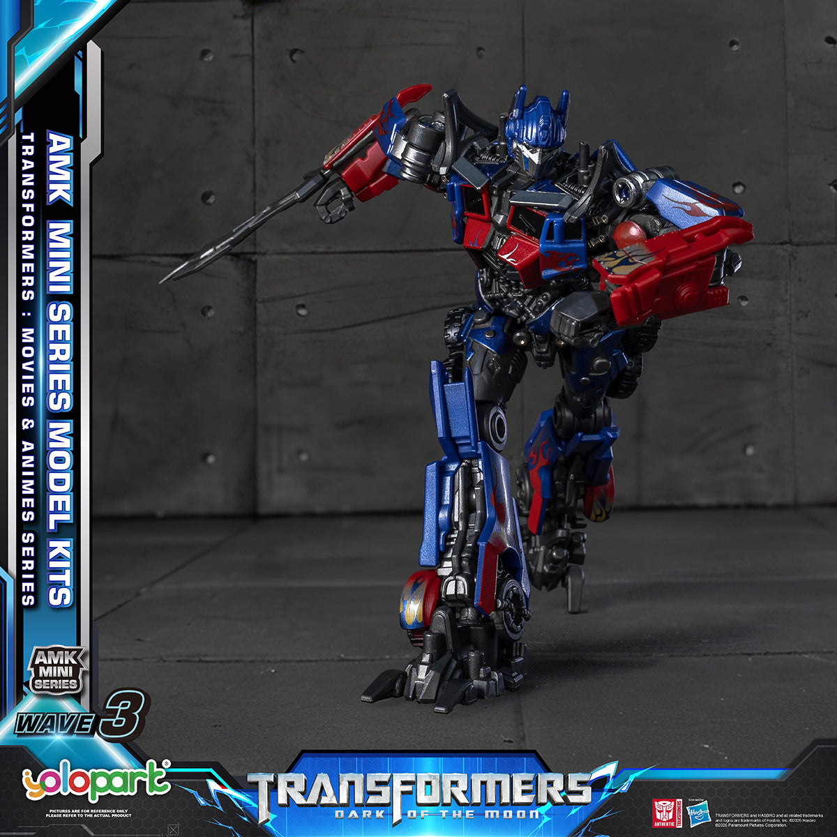 Yolopark AMK MINI WAVE 3-TF3 Optimus Prime AMKM3OP Pre-assembled Model Kits