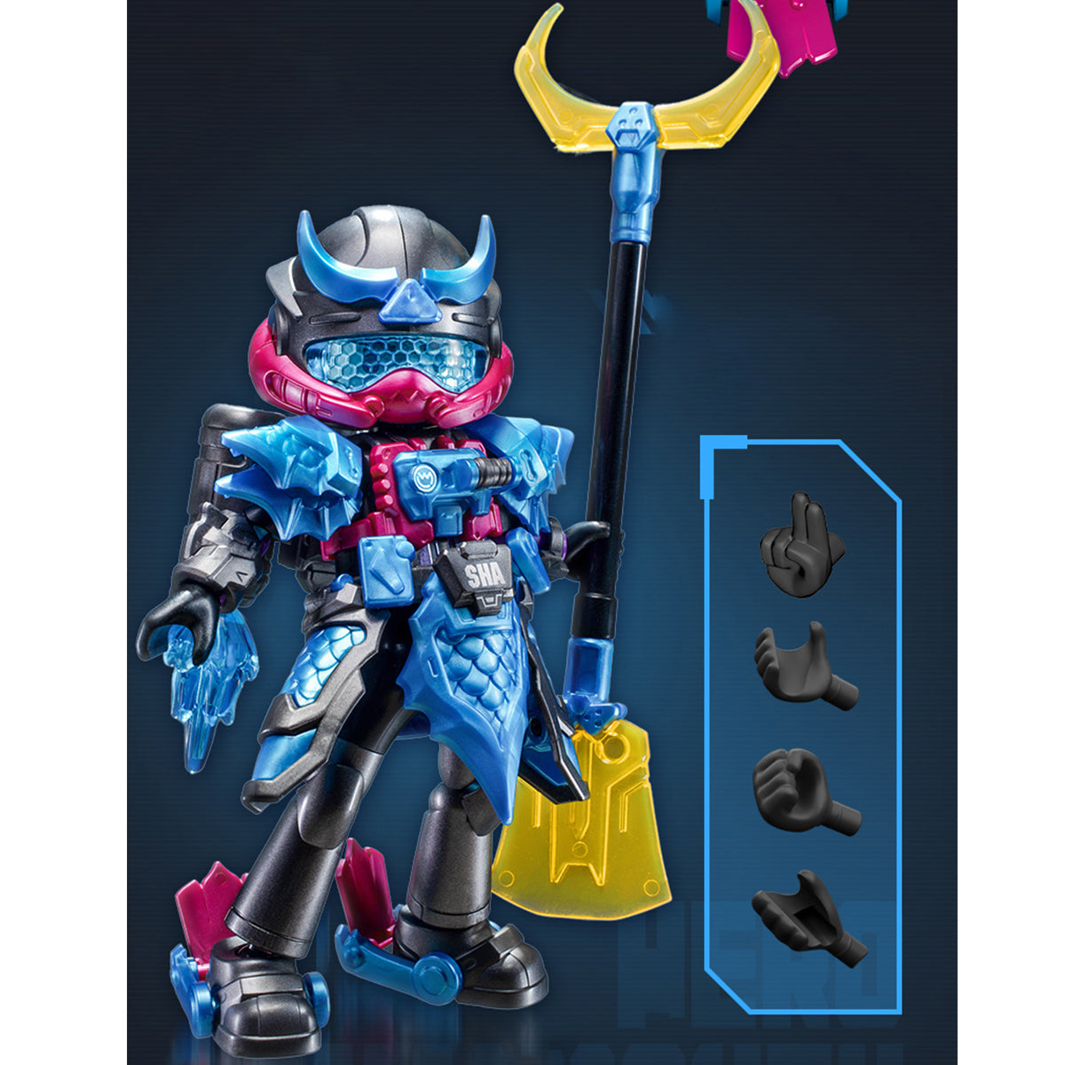 BLOKEES Hero Infinite Classic Edition 26 - Battle Suit Sha Wujing and Dharma Tang Sanzang Combination Model Kit