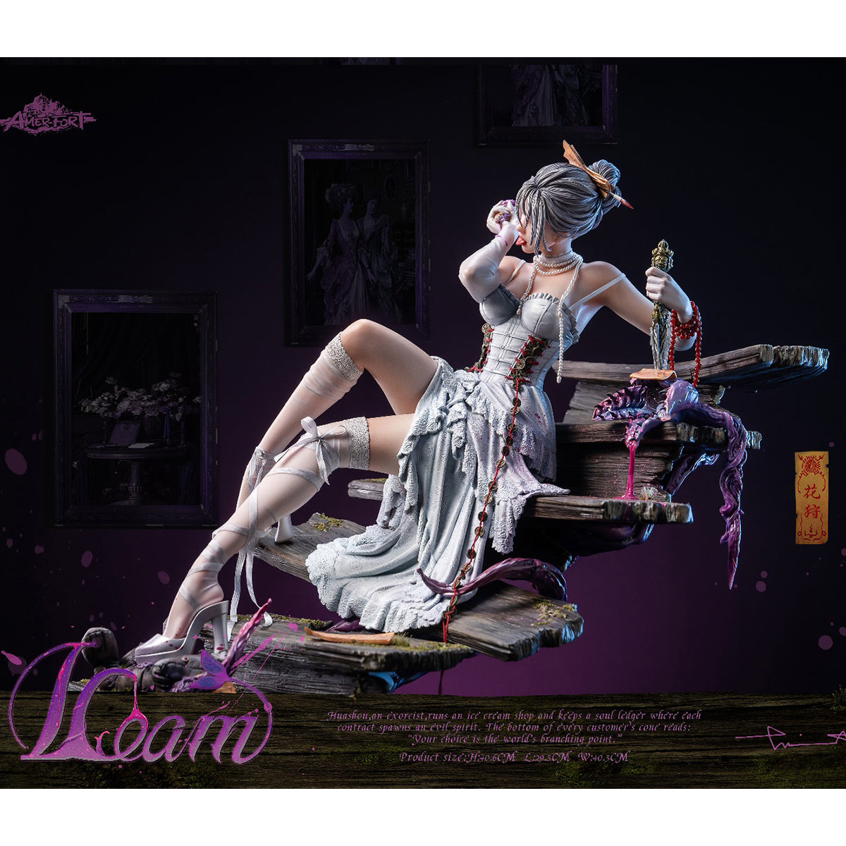 PIJI & LouLL Aroll, Hua Shou, 1/4 Scale Art Figurine