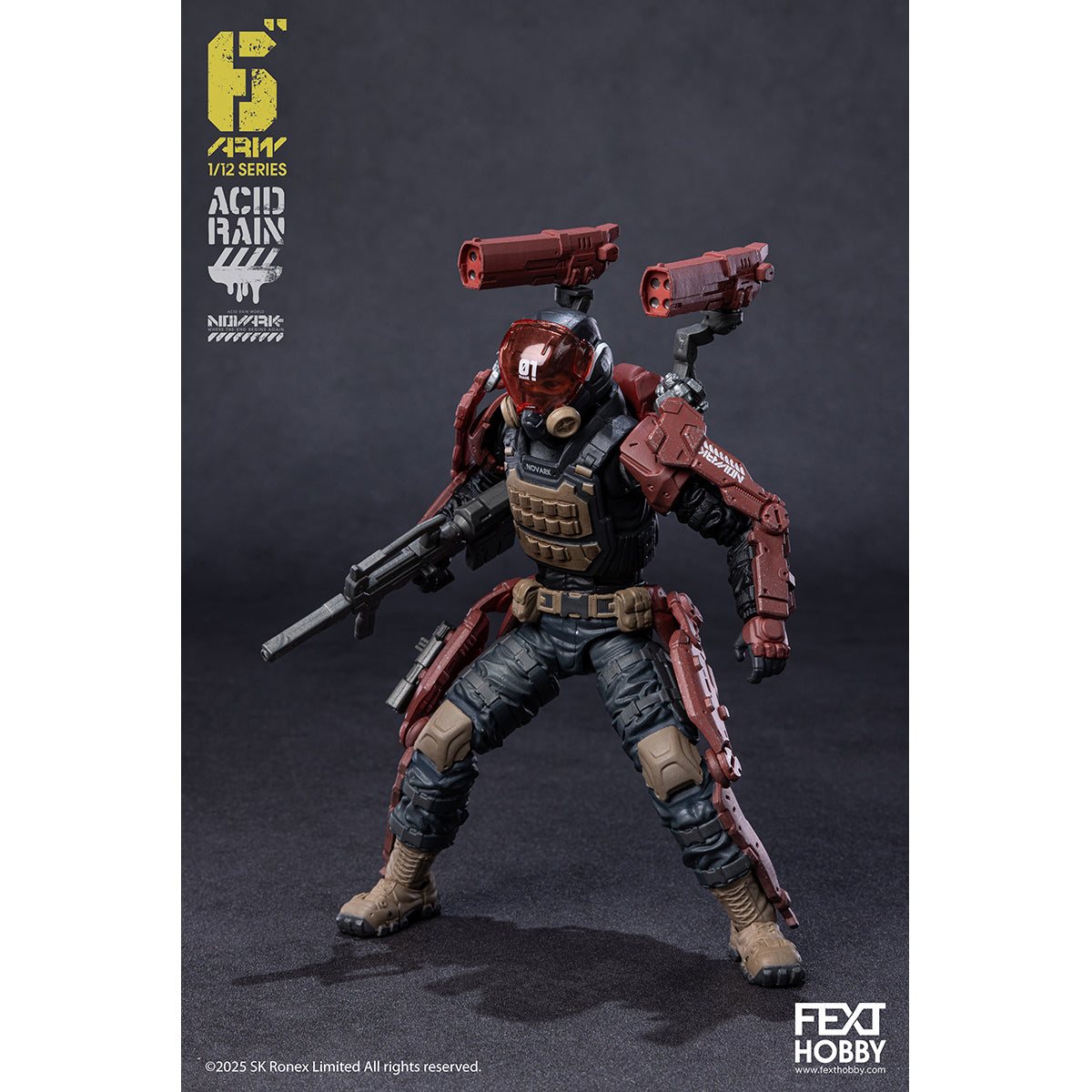 FEXT HOBBY Acid Rain World: Novark FXH-AR-001 THAME/FXH-AR-002 WAR BANNER/FXH-AR-003 SKULLWELDER/FXH-AR-004 PROTEUS 1/12 Scale Action Figure