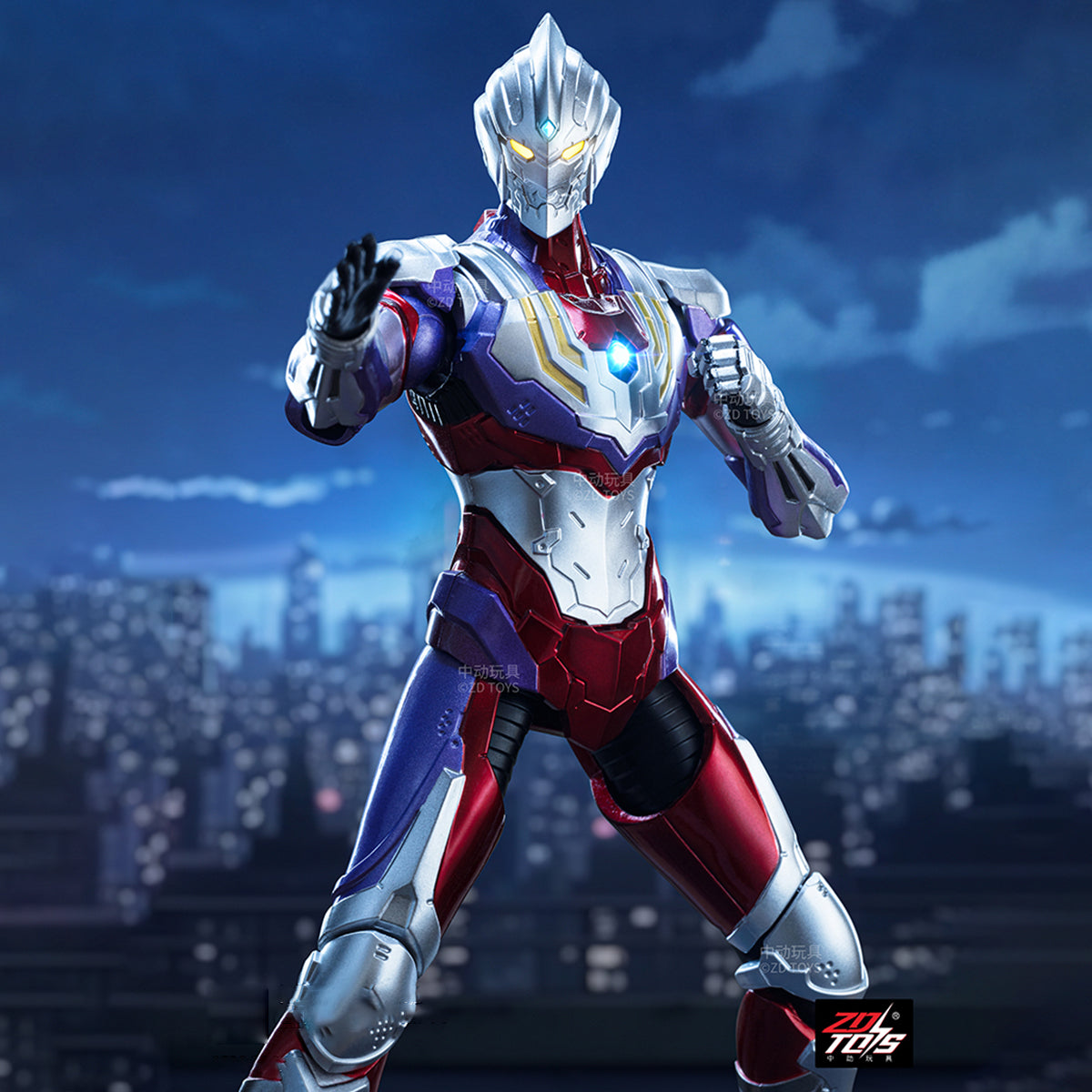 ZD Toys 1/10 Ultraman Tiga UA-A07 Action Figures