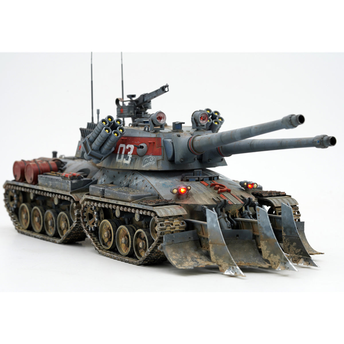 BORDER BC-005 Soviet Magnetic Storm Tank Gesla Gank/BC-004 Kirov Airship/BC-003 Soviet Apocalypse Tank Ver2.0/BC-002 Grizzly Battle Tank/BA-002 Hell Knight Syl Model Kit