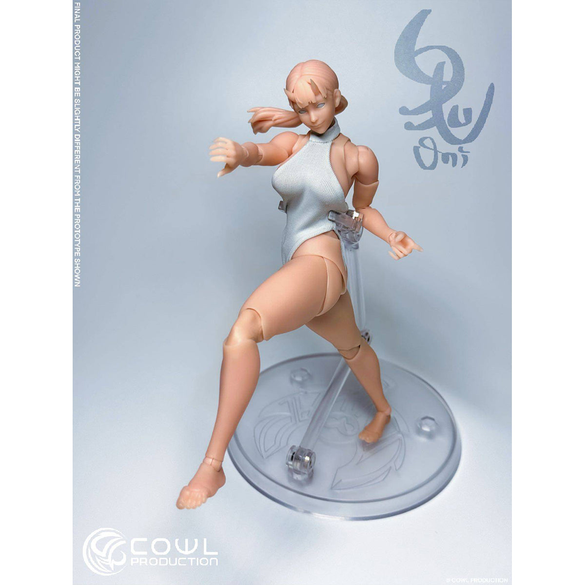 COWL PRODUCTION Ghost Non-makeup Female CP00 Articulated Joints 1/12 Scale Action Figure Body