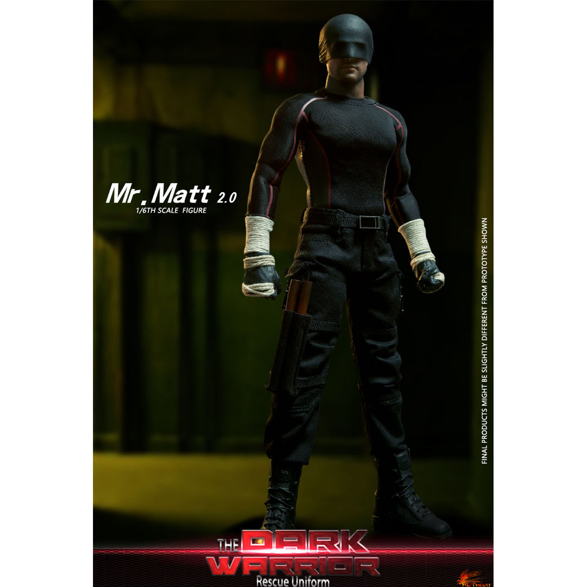 Hot Heart The Dark Warrior Rescue Uniform New Revision Normal Edition Action Figures