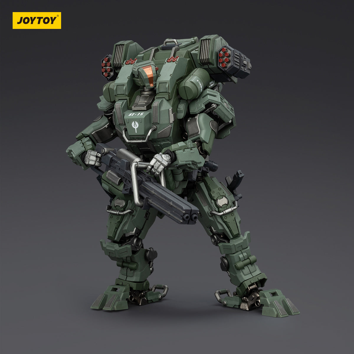 JOYTOY APOC Series Falcon 02 Rapid Assault Mech ST-8615 + Steel Ride Corps Assaulter Rhett JT03417+ JT01970 1/25 Scale Action Figure