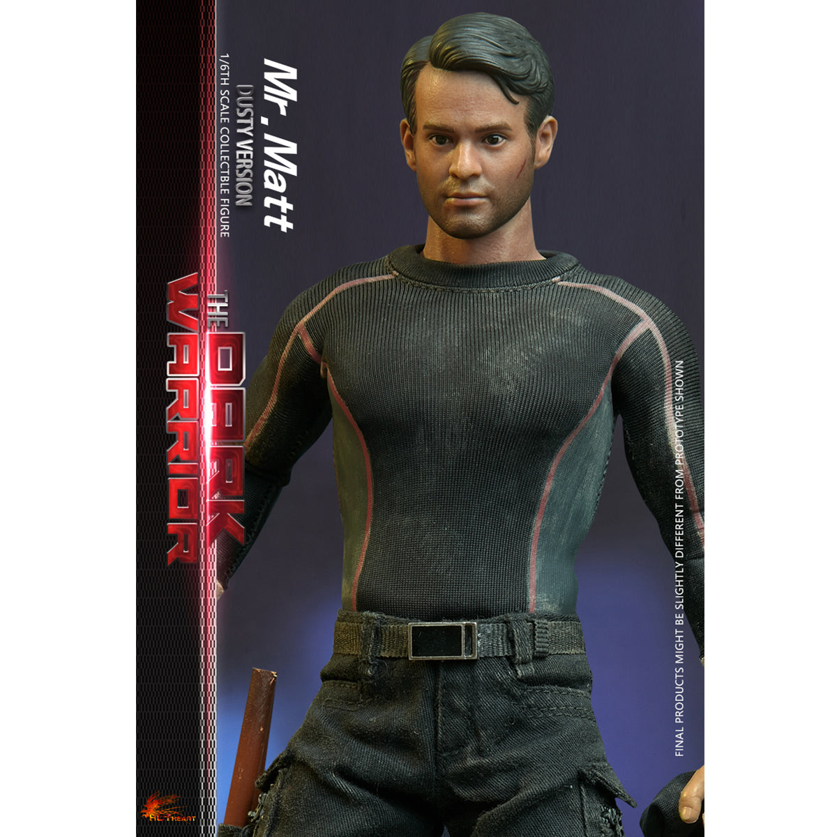 Hot Heart The Dark Warrior New Revision Dusty Edition Action Figures