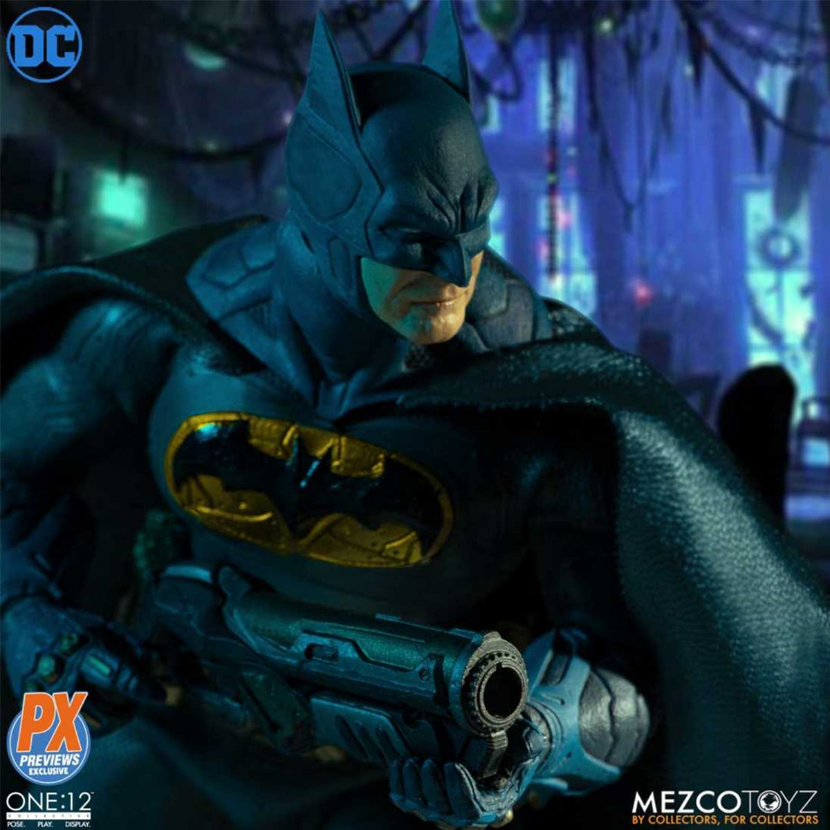 Mezco Toyz One:12 Collective DC Comics Batman: Supreme Knight BLUE PX AF OCT198587 1/12 Scale Action Figure