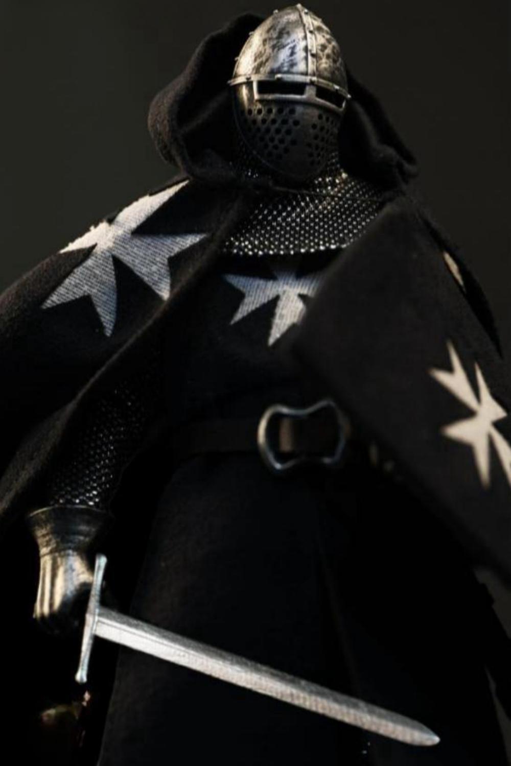 Figura de acción coleccionable de Fire Phoenix: Caballeros del Hospital Medieval, miniatura a escala 1:12 FP016 (Caballeros del Hospital FP016)