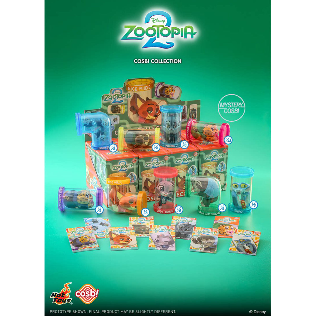 Hot Toys Zootopia 2 Cosbi Collection (CBX303) Blind Box