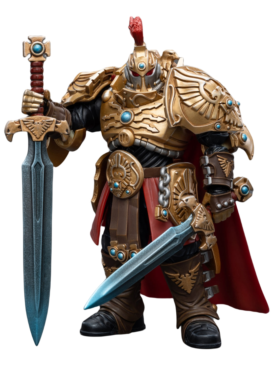 JoyToy Warhammer 40K Figurine à collectionner : Adeptus Custodes Blade Champion Figurines à l'échelle 1:18 JT8124