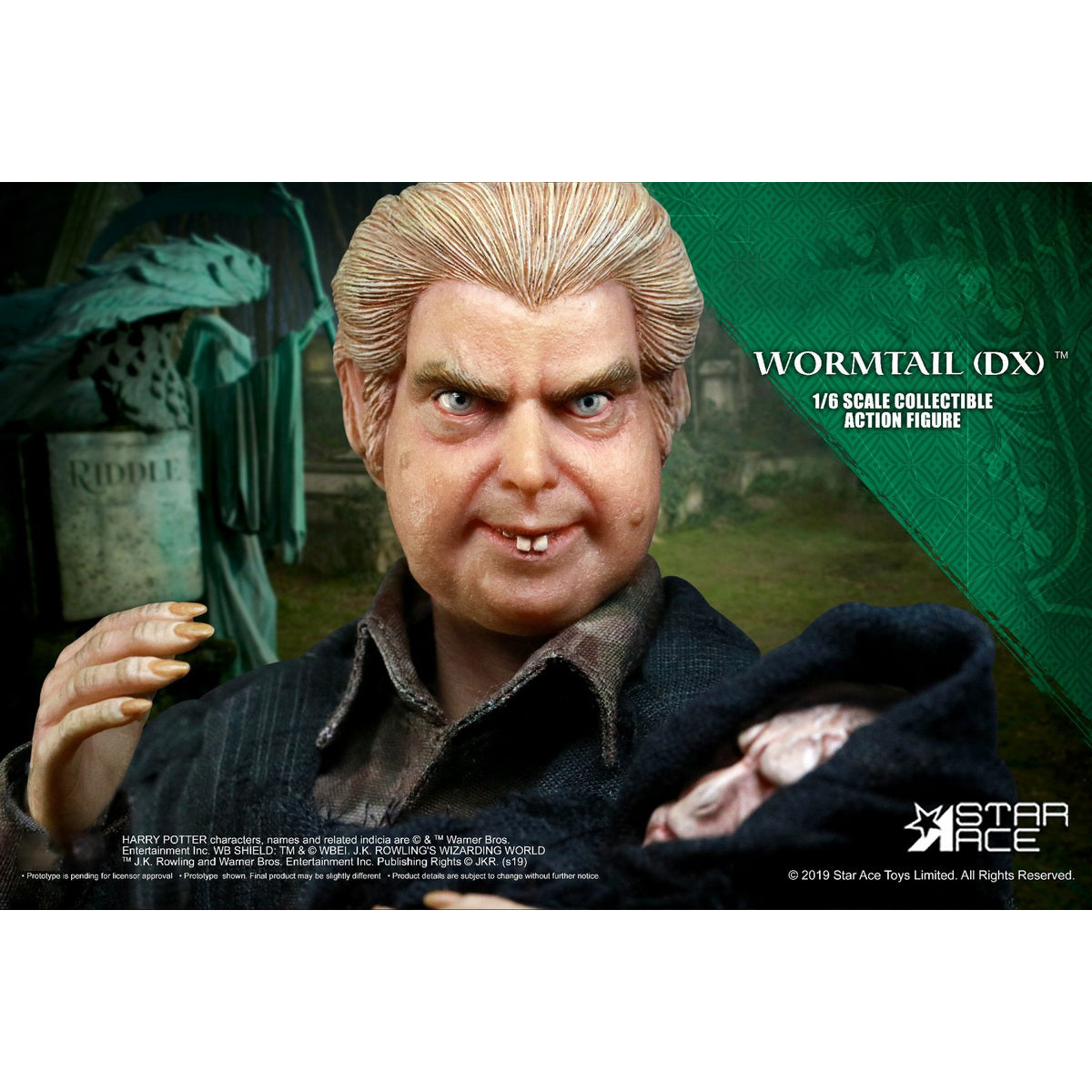 STAR ACE Toys Harry Potter and the Goblet of Fire: Wormtail Deluxe Ddition Action Figure