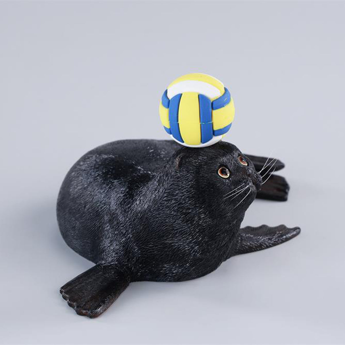JXK Seal Cat Meow Group Static Animal Figurine