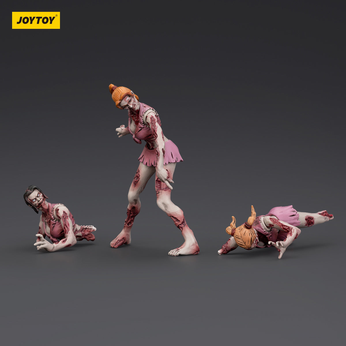 (Only Shipped to the US) JOYTOY 1/25 Dark Source Zombie Figure CheerLeaders JT01574 Action Figures