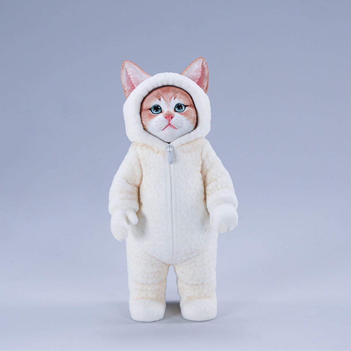 JXK, Fluffy Cat, Static Animal Figurine