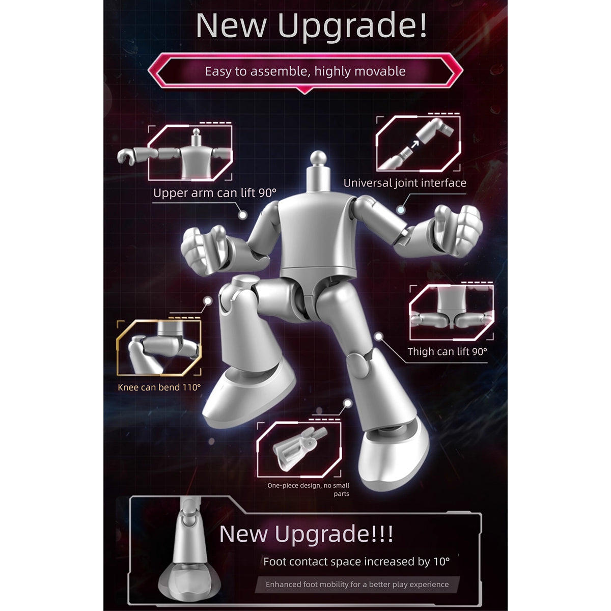 BLOKEES Ultraman Partner Magic Edition Series 3 - 10 Ultraman Decker Shining Type/09 Ultraman Agul V2 Type/11 Ultraman Mebius/11 Ultraman Trigger Multi Type Model Kit