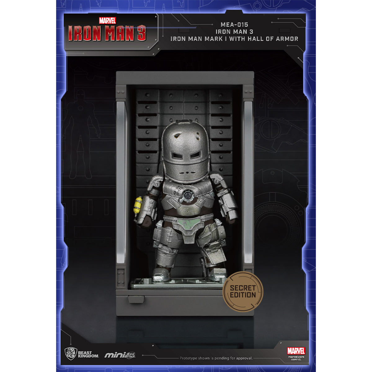 Beast Kingdom Iron Man 3 /Iron Man with Hall of Armor Blind Box (Single Box)