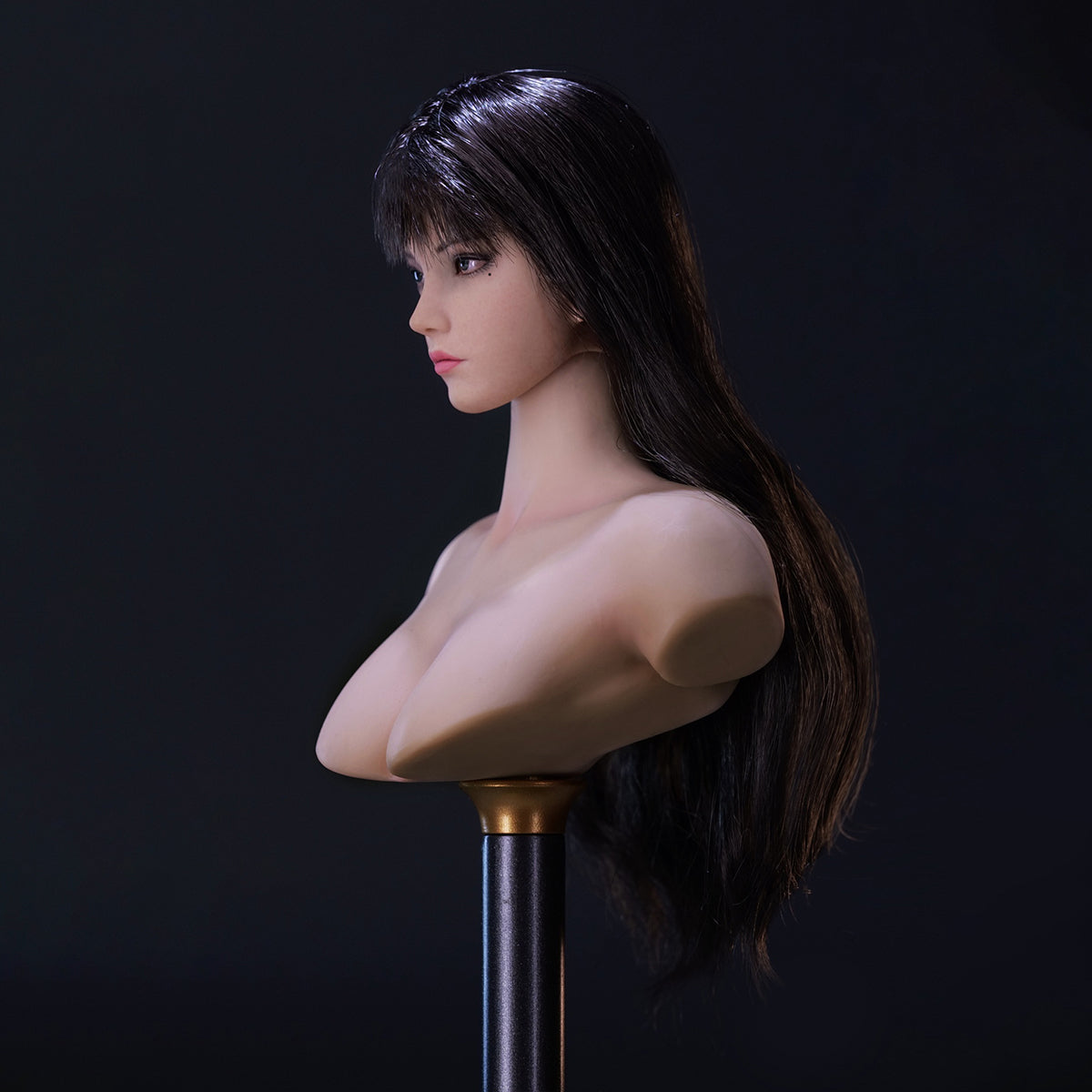 YMTOYS 1/6 Scale Figure Head Sculpt: Twin Sister Head Sculpture For 12-inch Miniature