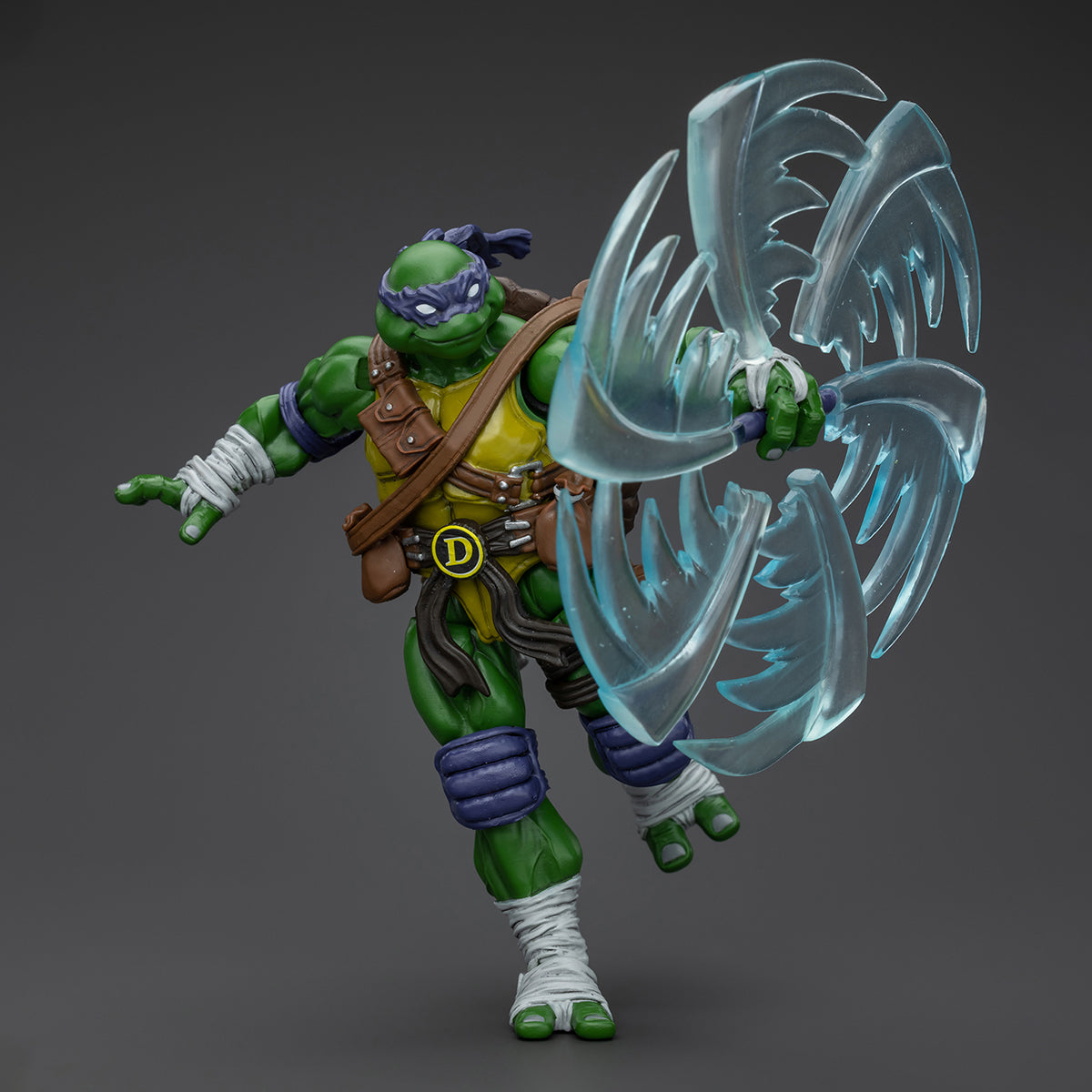 Serie TMNT de JOYTOY: Tortugas Ninja Adolescentes Mutantes - Figuras de acción de Donatello a escala 1:18
