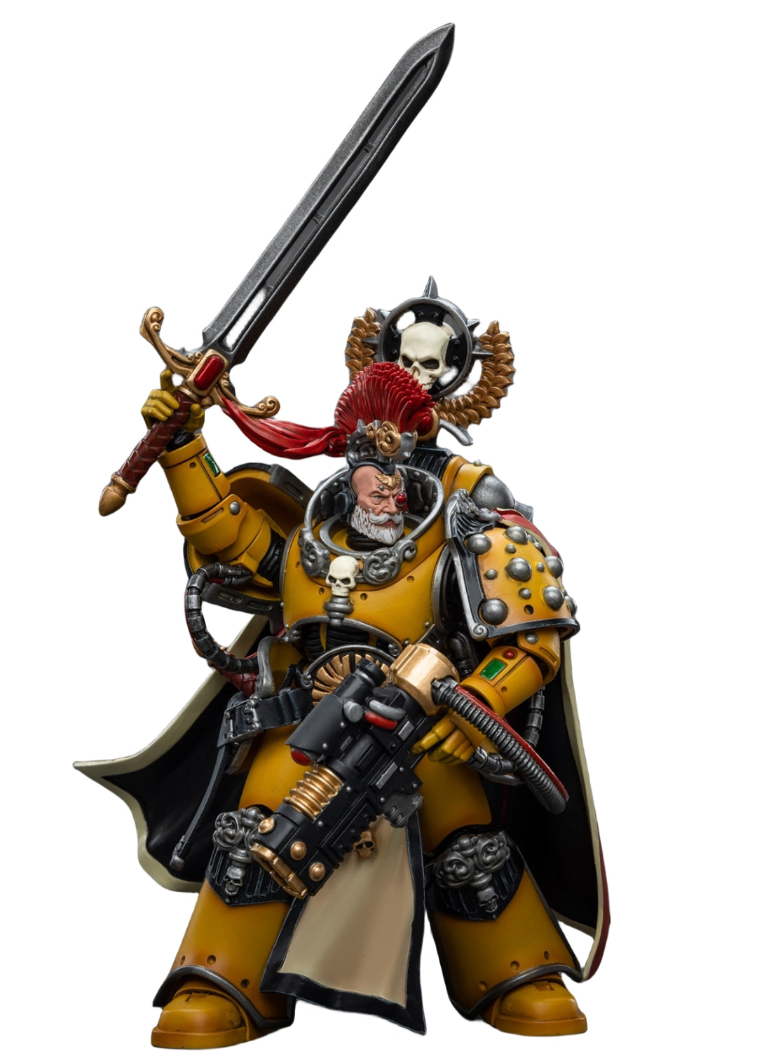 Figurine de collection JoyToy 30K The Horus Heresy : Imperial Fists Legion Praetor avec Power Sword, figurines d'action à l'échelle 1:18 JT9138