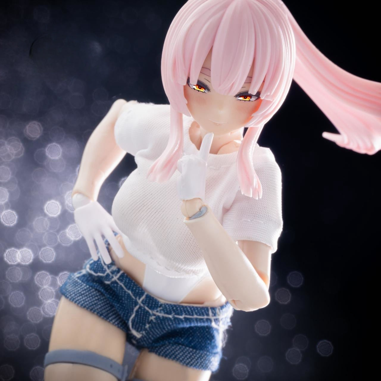 Vêtements de poupée KOTOBUKIYA C-010 échelle 1/12 : vêtements en jean pour figurine de collection de 15 cm