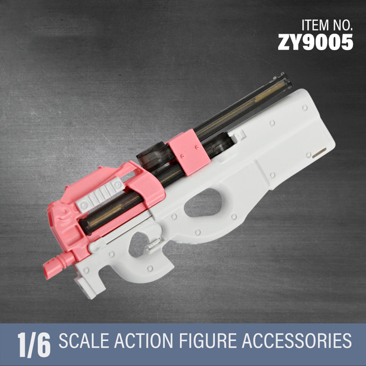 ZYTOYS, AK47 Assault Rifle/P90 WWII Gun Rifle Weapon Gun Model Doll Accessory for 12-inches Action Figurine