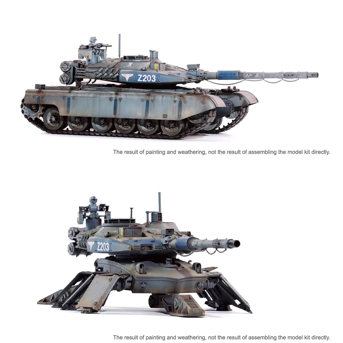 BORDER BC-005 Soviet Magnetic Storm Tank Gesla Gank/BC-004 Kirov Airship/BC-003 Soviet Apocalypse Tank Ver2.0/BC-002 Grizzly Battle Tank/BA-002 Hell Knight Syl Model Kit