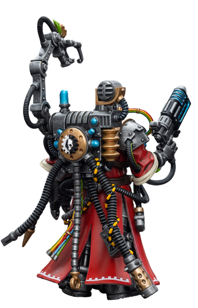 Figura coleccionable JoyToy Warhammer 40K: Figuras de acción de Adeptus Mechanicus Cybernetica Datasmith a escala 1:18