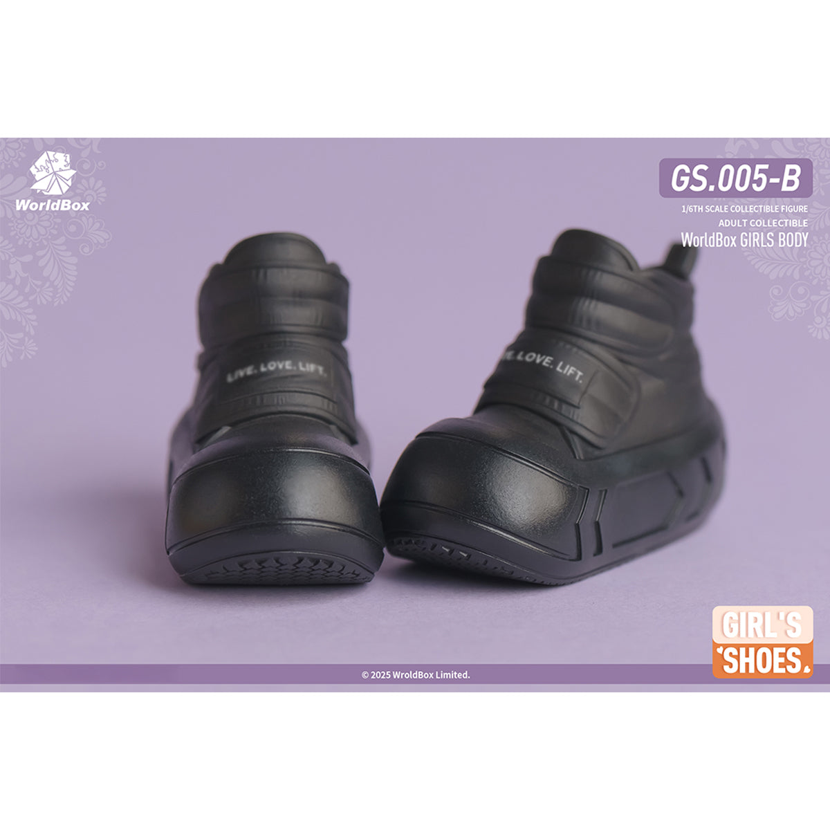 Worldbox Female Fashion Shoes Boots Doll Accessory Fit 1/6 Scale 12-inches Figure