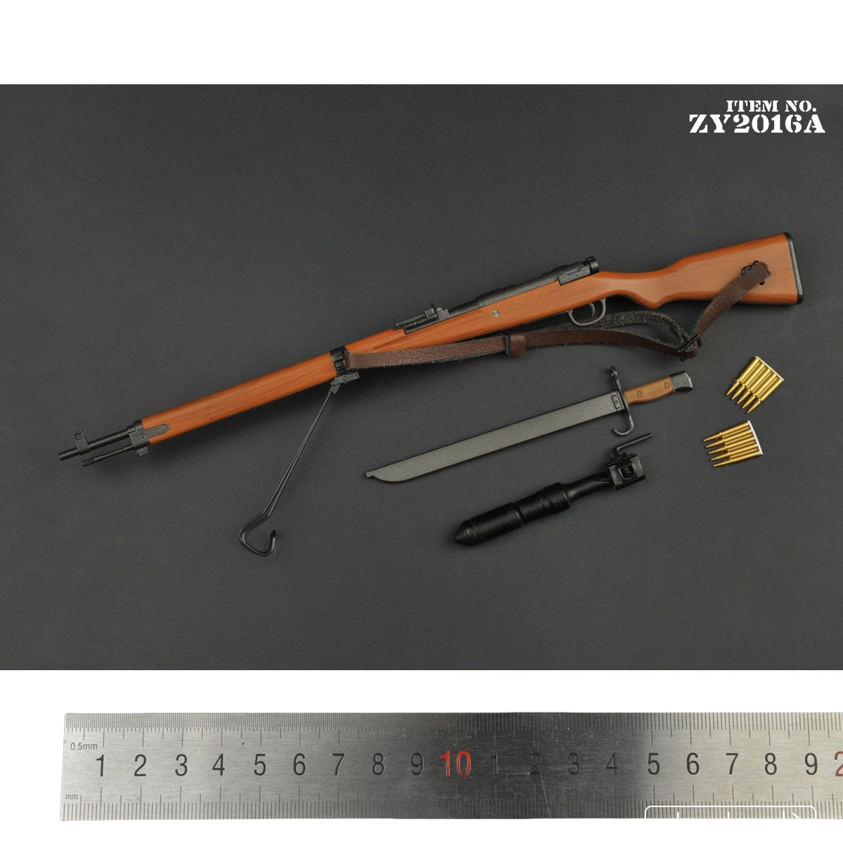 ZYTOYS, Rifle Mini Weapon Model, Doll Accessory for 12-inches Action Figurine