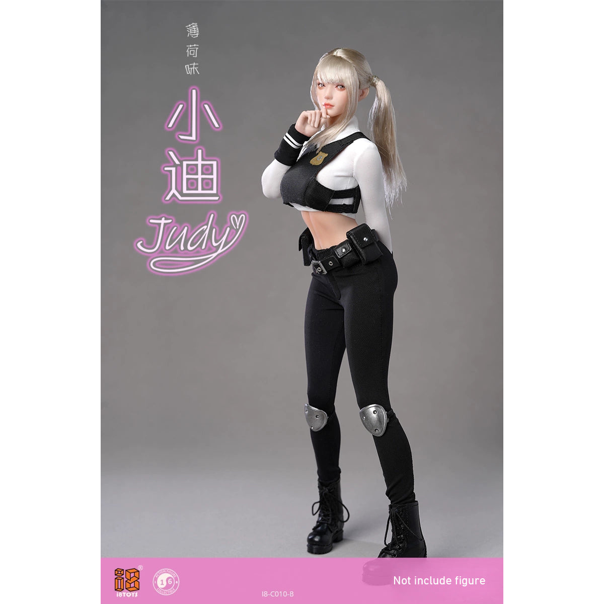 I8TOYS, Mint Flavor - Judy Head Sculpt and Costume Set, Accessory Pack for 12-inches Figure