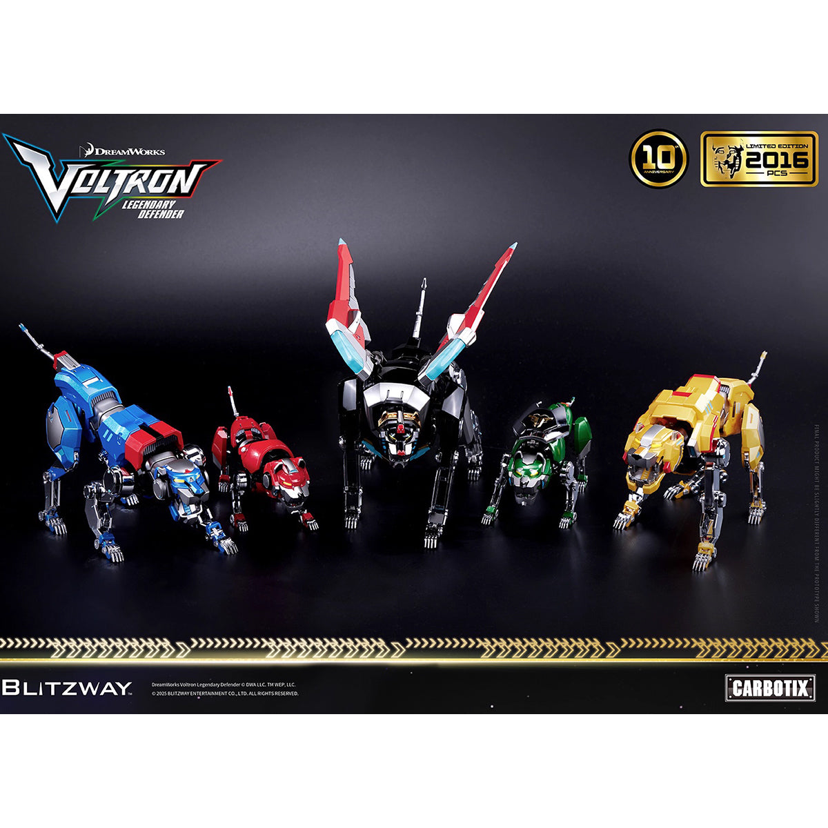 Blitzway Voltron: Legendary Defender Standard Edition BW-CA-11302 Action Figure