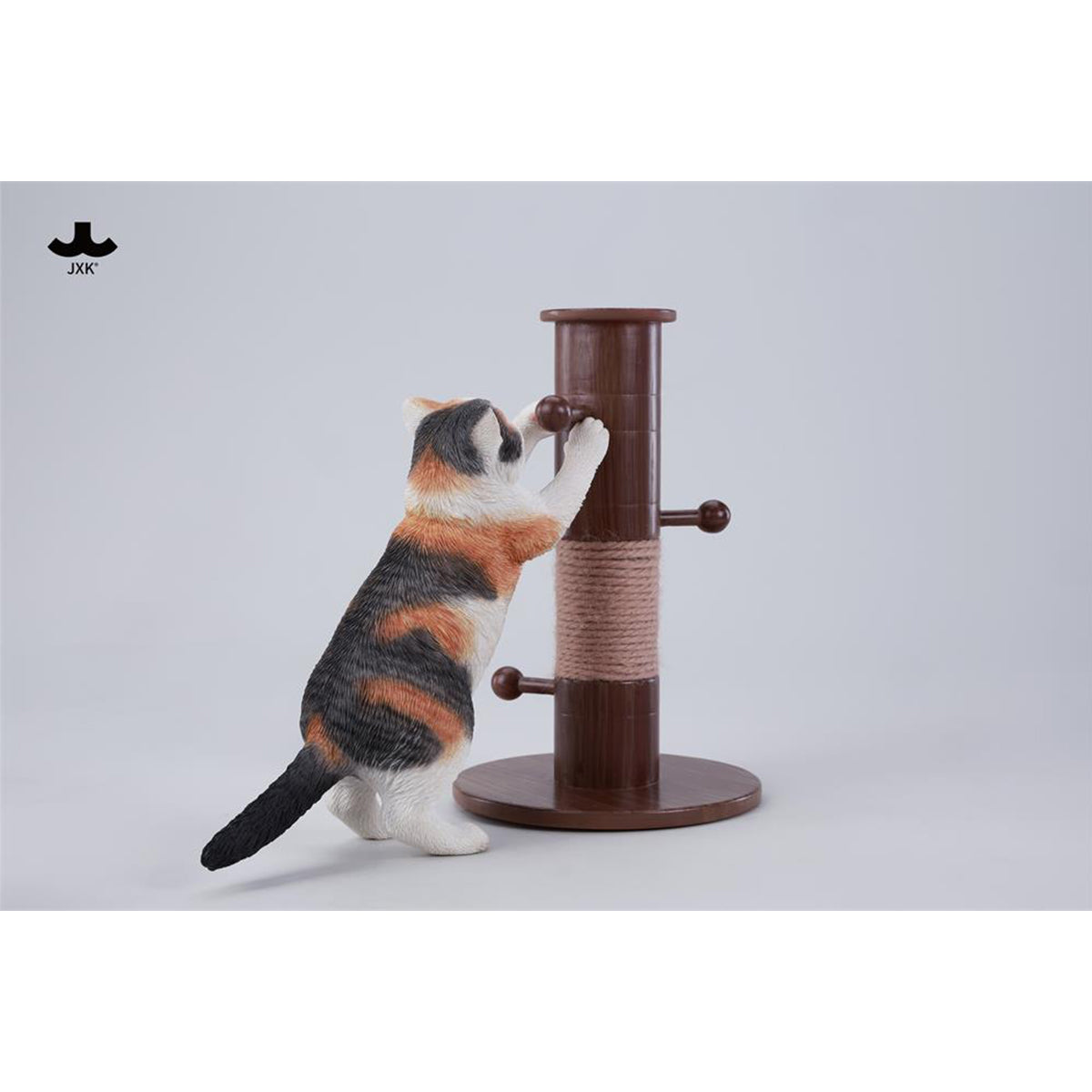 JXK Kung Fu Cat Static Expertly Hand-Painted Lifelike Animal Figurine