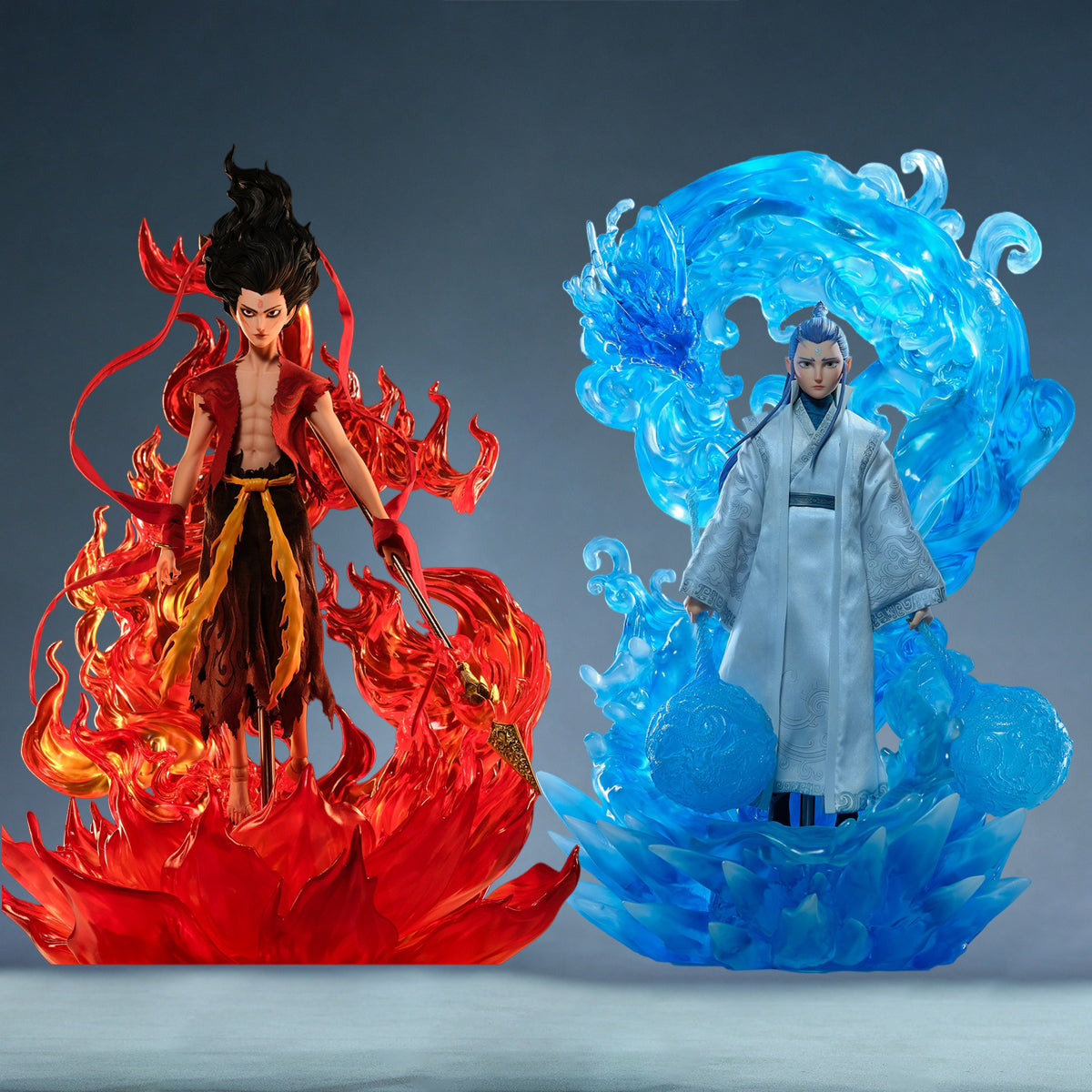 FUNCRAZY Nezha 2: The Demon Child’s Sea Chaos - Ne Zha & Ao Bing 1/6 Scale Action Figure Collectible Model