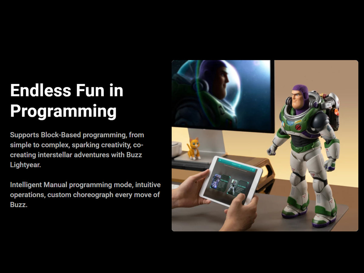 Robosen Buzz Lightyear Space Ranger Alpha Action Figures