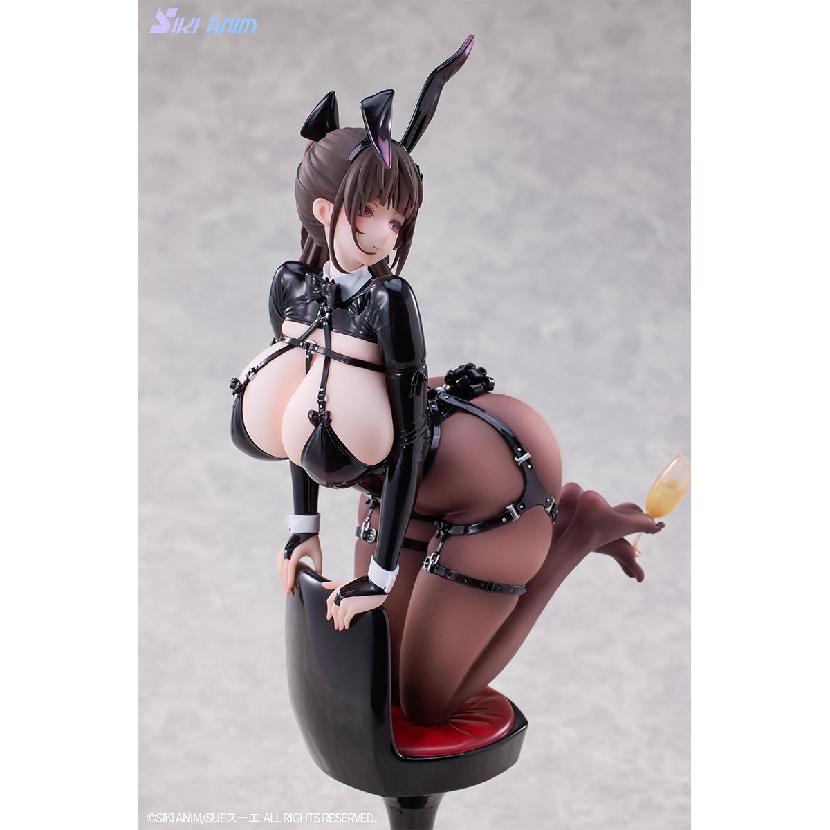 SIKI ANIM Champagne and Bunny Girl Rose 1/6 Scale Art Figurine